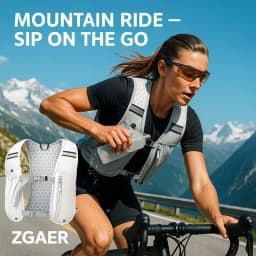 New Running Water Bottle Storage Vest Lightweight Running Vest Reflective Hydration Water Chest Pack With Phone Holder