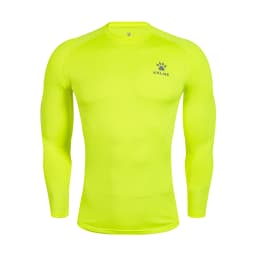 KELME Men's Running T-shirts Compression Shirts Bodybuilding Sports Tights Long Sleeves Exercise Workout Fitness 3891113
