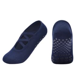 Professional Women's Bandage Pilates Socks Ladies Anti-Slip Backless Yoga Socks Cotton Fitness Workout Ballet Dance Sock