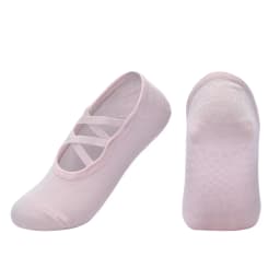 Professional Women's Bandage Pilates Socks Ladies Anti-Slip Backless Yoga Socks Cotton Fitness Workout Ballet Dance Sock