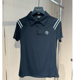 PL Summer Golf Women's Polo Shirts Mesh Breathable Short Sleeve Top Quick-dry T-Shirt Pleated Golf Skort Sports Tennis Skirts