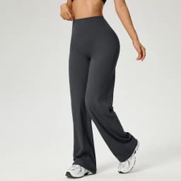 SOISOU High Waist Straight-Leg Pants Ultra Soft Butter Fabric Women's High Elastic Yoga Pants Running Sport Trousers 8 Colors