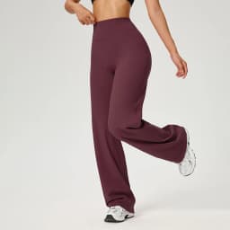 SOISOU High Waist Straight-Leg Pants Ultra Soft Butter Fabric Women's High Elastic Yoga Pants Running Sport Trousers 8 Colors