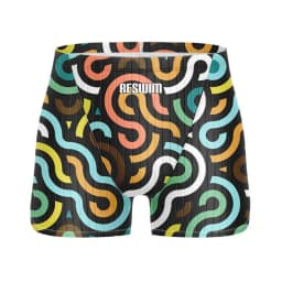 Summer Men's Swimwear Swimming Shorts Surf Trunks Pro Beach Tights Shorts Quick Dry Uv Swimming Pantalones Gym Jammer Swimsuit