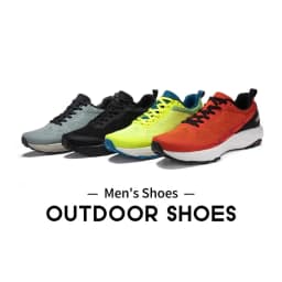 Baasploa Men Climbing Shoes Brand Mesh Breathable Lightweight Hiking Sneakers Male Casual Anti-Skid Wear-Resistant Outdoor Shoes