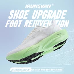 IRUNSSurface People's Light Running Shoes Full Palm Carbon Plate Sports Shoes Breathable Marathon Men's and Women's Styles