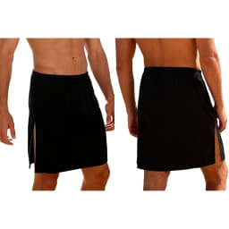 Mens Skirt Bottom Beach Pool Party Costume Side Split Cover Up Beach Sports Swimwear Bathing Skirt Beachwear Homewear Loungewear