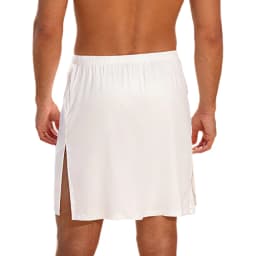 Mens Skirt Bottom Beach Pool Party Costume Side Split Cover Up Beach Sports Swimwear Bathing Skirt Beachwear Homewear Loungewear