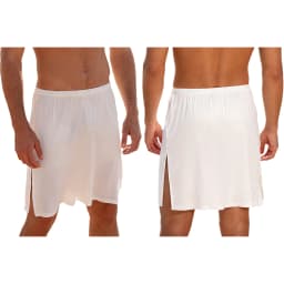 Mens Skirt Bottom Beach Pool Party Costume Side Split Cover Up Beach Sports Swimwear Bathing Skirt Beachwear Homewear Loungewear