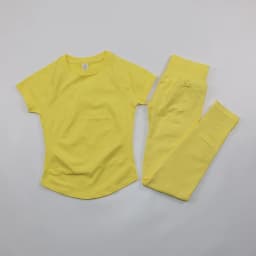 Women's Gym Sets Seamless Yoga Clothing Short Sleeve Shirts Butt Lifting Leggings Two Piece Outfits Woman Activewear Workout Set