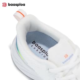 Baasploa Women Running Shoes Mesh Lightweight Breathable Sport Sneakers Female Non-Slip Outdoor Cushioning Wear-resistant Shoes