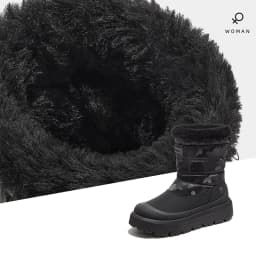 GOLDEN CAMEL Women Winter Boots Velvet Warm Thick Bottom High Top Waterproof Non-slip Snow Boots Cotton Shoes for Women