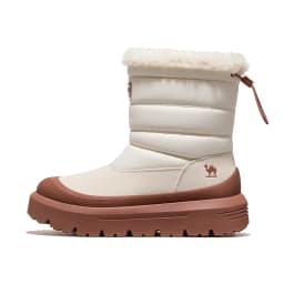 GOLDEN CAMEL Women Winter Boots Velvet Warm Thick Bottom High Top Waterproof Non-slip Snow Boots Cotton Shoes for Women