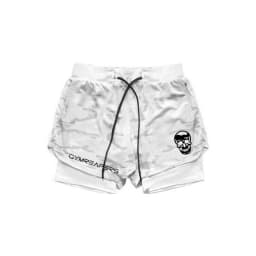 GYMREAPERS Camo Running Shorts Men Gym Sports Shorts 2 In 1 Quick Dry Workout Training Gym Fitness Jogging Short Pants Men Short