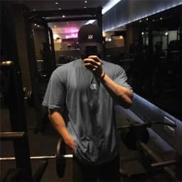 Men Brand Sports t shirt Men Short sleeve Cotton T-shirt Fitness Bodybuilding loose Running t shirt Male Summer Training tops