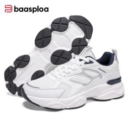 Baasploa Women Walking Shoes Plus Size 35-42 Lightweight Mesh Breathable Casual Sneakers Comfort Soft Female Outdoor Sport Shoes