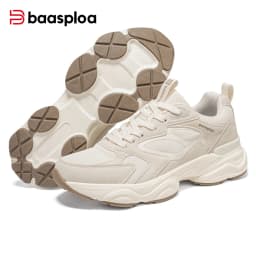 Baasploa Women Walking Shoes Plus Size 35-42 Lightweight Mesh Breathable Casual Sneakers Comfort Soft Female Outdoor Sport Shoes