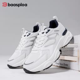 Baasploa Women Walking Shoes Plus Size 35-42 Lightweight Mesh Breathable Casual Sneakers Comfort Soft Female Outdoor Sport Shoes