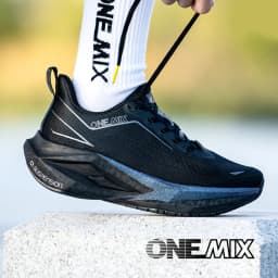 ONEMIX Men Running Shoes Super Lightweight Outdoor Athletic Training Jogging Sneakers Anti-Slip Wear-Resistant Walking Footwear