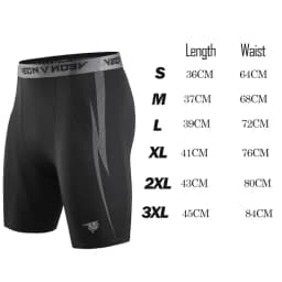 Veidoorn Compression Shorts Men Underwear Spandex Runnining Workout Athletic Leggings Sports Active Shorts