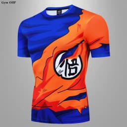 Men T-shirt Z Goku 3D Anime Cartoon Printed Tshirt Goku Image Men's Short Sleeve Gym Comfortable Top Comprehend Sport Shirts