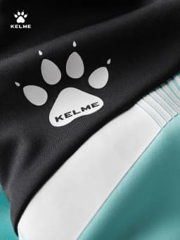 KELME Children's Knit Training Jacket Casual Stand-up Collar Shirt Football Sports Cardigan Jacket Autumn 8061WT3002