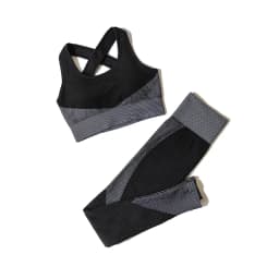 2/3Pcs Women Yoga Suit Seamless Knitted Yoga Pants Leggings Clothing Zipper Long Sleeve Crop Top Fitness Wear Sportswear Gym Set