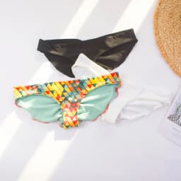 3 Colors S-XL Solid Women Bikinis Brazilian Thong Bikini Tanga 2026 Women Swimsuit Bikinis Bottom One Piece Swimwear