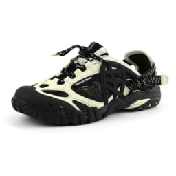 HIKEUP Outdoor Men Water Shoes Women Hiking Shoes Quick Dry Fast Interference Breathable Non-slip Rubber Sole PU Walking Shoe