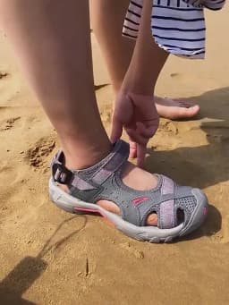 HUMTTO Summer Hiking Shoes Outdoor Sandals for Women Breathable Water Beach Womens Sandals Camping Climbing Aqua Sneaker HT-9602