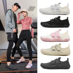 Large Size Unisex Gym Lightweight Sports Hard Pull Squat Training Shoes Pro Hook & Loop Weightlifting Shoes Sumo Shoes 35-46#