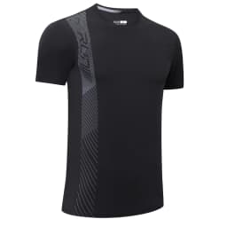 Gym Workout Tees Men Joggers Print Running Sportwear Bodybuilding Short Sleeves Mesh Quick Dry Breathable Training Shirts