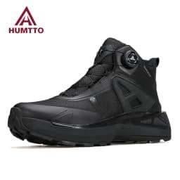 HUMTTO Winter Boots for Men Breathable Hiking Shoes Outdoor Camping Trekking Men's Sports Shoes Non-slip Casual Sneakers Man
