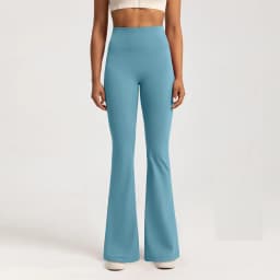 High-end Yoga Leggings Slim Yoga Pants High Waist Wide Leg Pants Bottoms Breathable Gym Casual Sports Bell Leggings Female