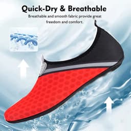 Unisex Water Shoes Soft Beach Non-Slip Aqua Shoes Quick Dry Breathable Swimming Diving Snorkeling Sneaker Socks Slipper