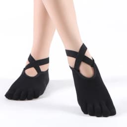Women Non-Slip Five Fingers Pilates Socks Breathable Fitness Bandage Yoga Sock Ladies Gym Workout Ballet Dance Sports Socks
