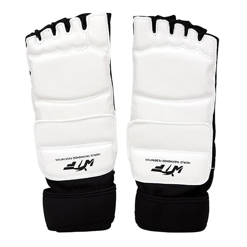 Taekwondo Leather Foot Gloves Sparring Karate Ankle Protector Guard Gear Boxing Martial Arts Foot Guard Sock Adult Kid