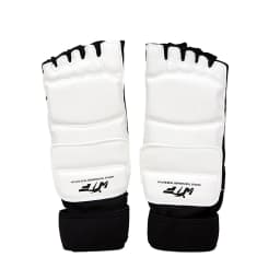 Taekwondo Leather Foot Gloves Sparring Karate Ankle Protector Guard Gear Boxing Martial Arts Foot Guard Sock Adult Kid