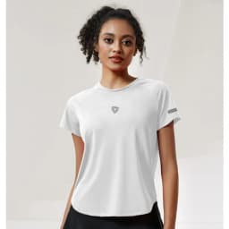Women Running T Shirts Breathable Mesh Short Sleeves Quick Dry Outdoor Sport Shirt Gym Fitness Training Tees Yoga Jogging Tops