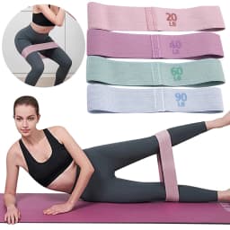 Elastic Resistance Booty Workout Bands Anti-Slip Squat Expander Bands Portable Glute Thigh Elastic Bands Yoga Gym Equipment