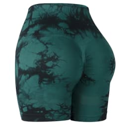 CZGUKE Summer Women High Waist Butt Lift Shorts Legging Seamless Leggings Fashion Tie Dye Shorts Gym Workout Running Pants