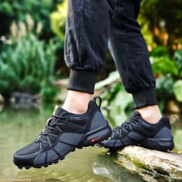 Men Women Waterproof Hiking Shoes Outdoor Camping Trainers Mountain Climbing Trekking Sneakers Walking Hunting Tactical Boots