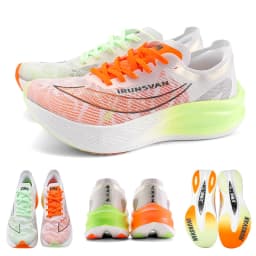 IRUNSVAN Nylon Carbon Plate Professional Marathon Running Shoes for Man Lightweight Cushioning Training Outdoor Sneakers Women