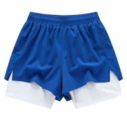 2 in 1 Men's Outdoor Running Shorts Quick-drying Fitness Training Double Layer Sweatpants New Sport Bottoms Bodybuilding Pants