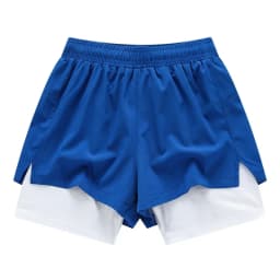 2 in 1 Men's Outdoor Running Shorts Quick-drying Fitness Training Double Layer Sweatpants New Sport Bottoms Bodybuilding Pants