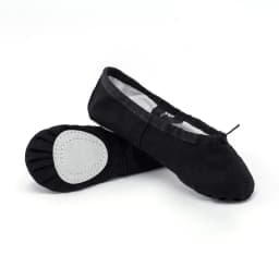 Flat Canvas Head Black White Soft Zapatos De Punta De Balleriny BD Ballet Belly Gym Yoga Dance Shoes Children Woman
