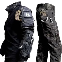 Camo Suits Tactical Shirts Training Sets Multi-pocket Work Pants Outfit Combat Tops Windproof Hunting Clothes Wear-resisting