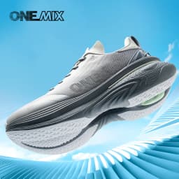 Onemix Running Shoes Women Light Sports Shoes Cushioned Jump Rope Shoes Spring and Autumn Stable Support Running Shoes Men