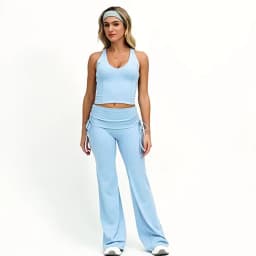 Bell-bottoms High Waist Workout Yoga Leggings Fitness Butt Lifting Scrunch Butt Sports Gym Flared Pants Women Wide Leg Pants