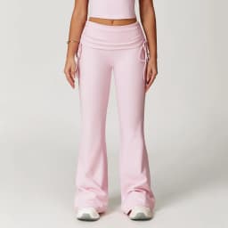 Bell-bottoms High Waist Workout Yoga Leggings Fitness Butt Lifting Scrunch Butt Sports Gym Flared Pants Women Wide Leg Pants